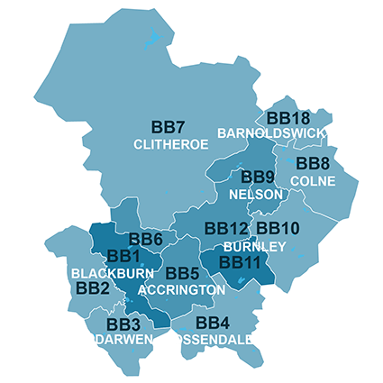 Blackburn Map (House Sale Data)
